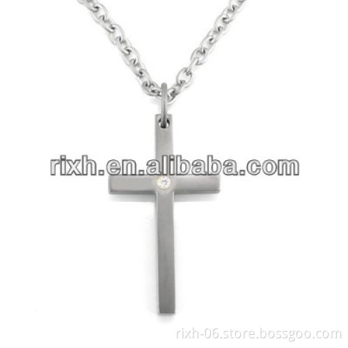 custom-made titanium necklace,titanium pendant,titanium cross pendant
